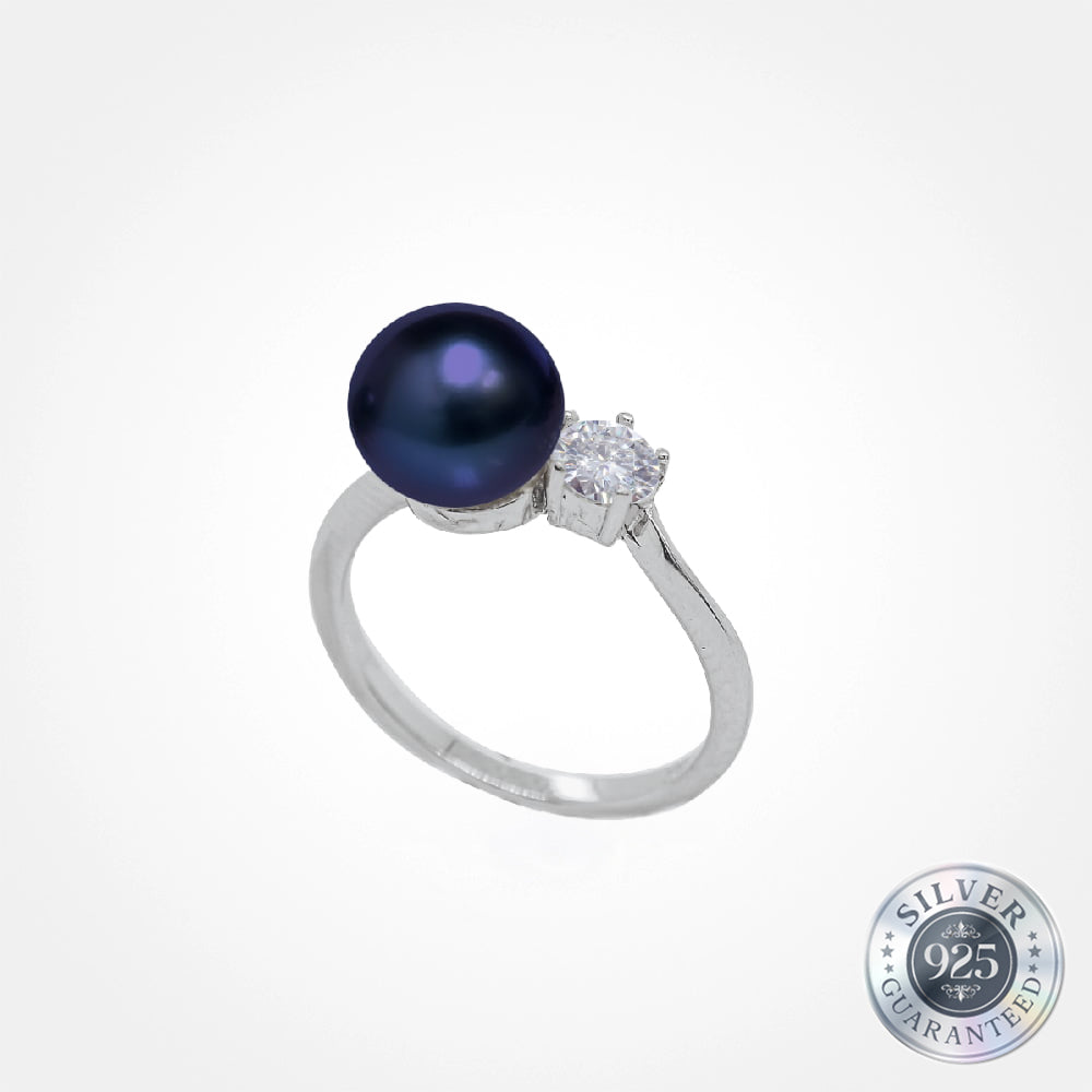 925 Silver Twinkle Pearl Ring