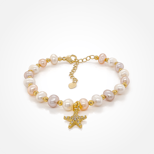 Starfish Pearl Bracelet