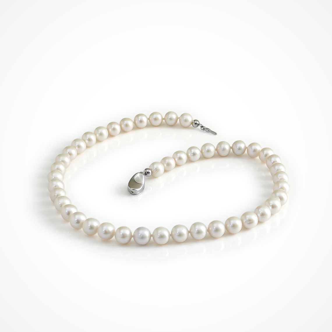 Best Seller 9-10mm Off Round Pearl Necklace