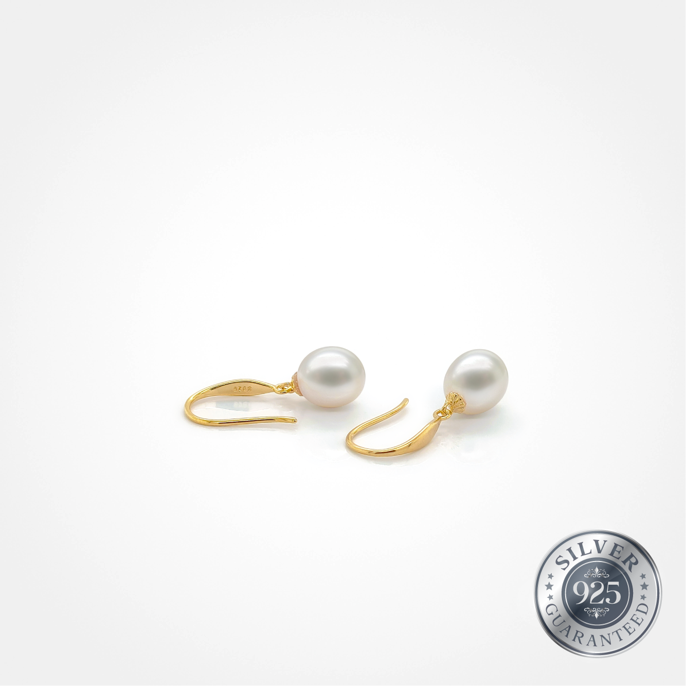 925 Silver Classic Drop Pearl Earring