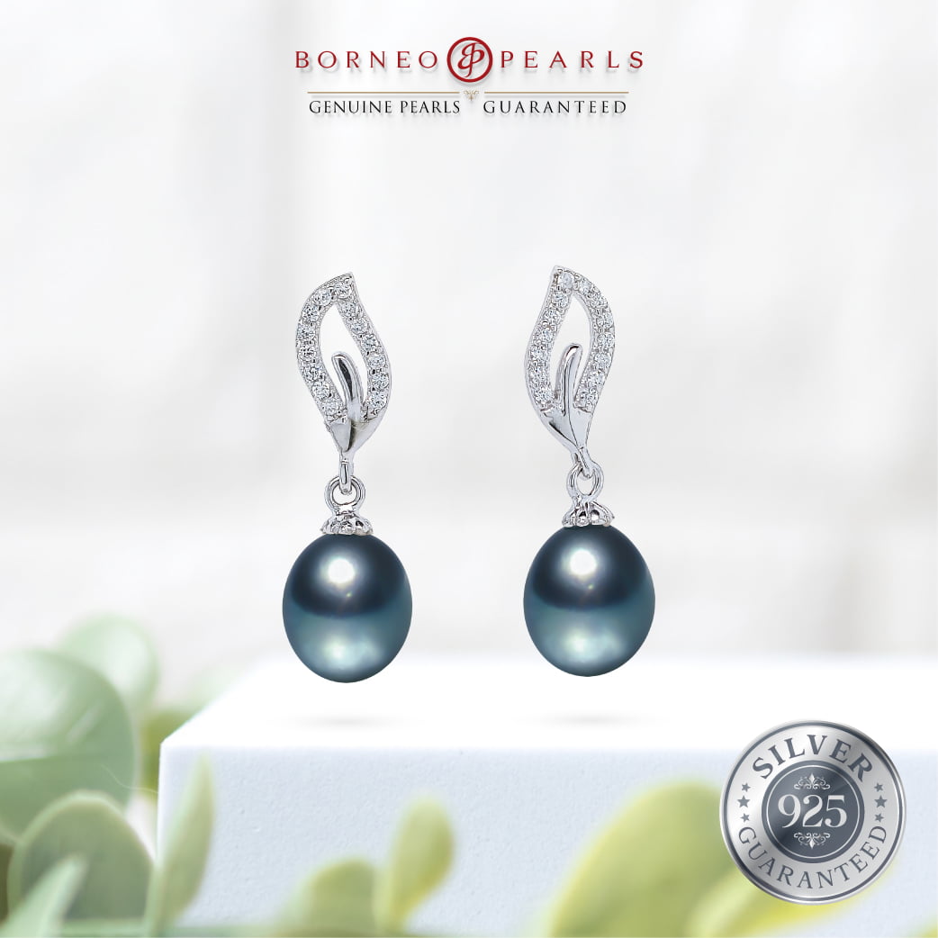 925 Silver Pearl Earring & Pendant Set