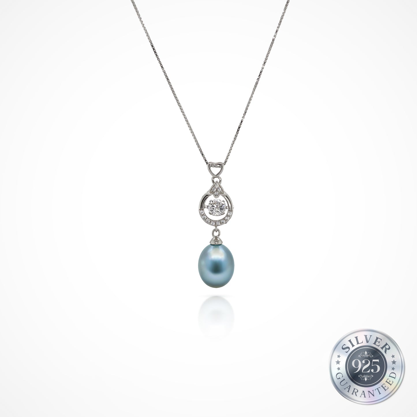 925 Silver Twilight Dance Pearl Pendant