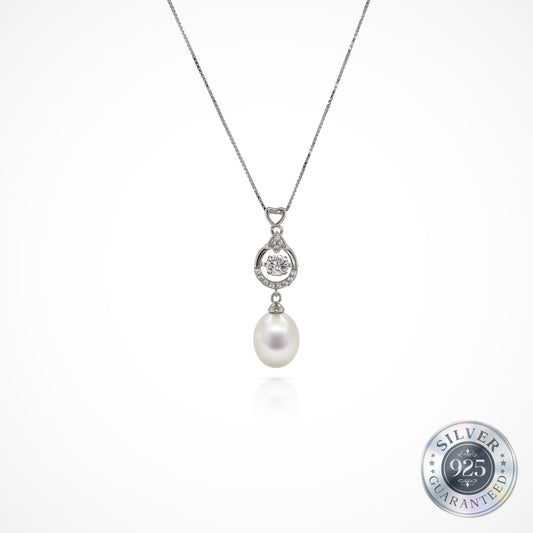 925 Silver Twilight Dance Pearl Pendant