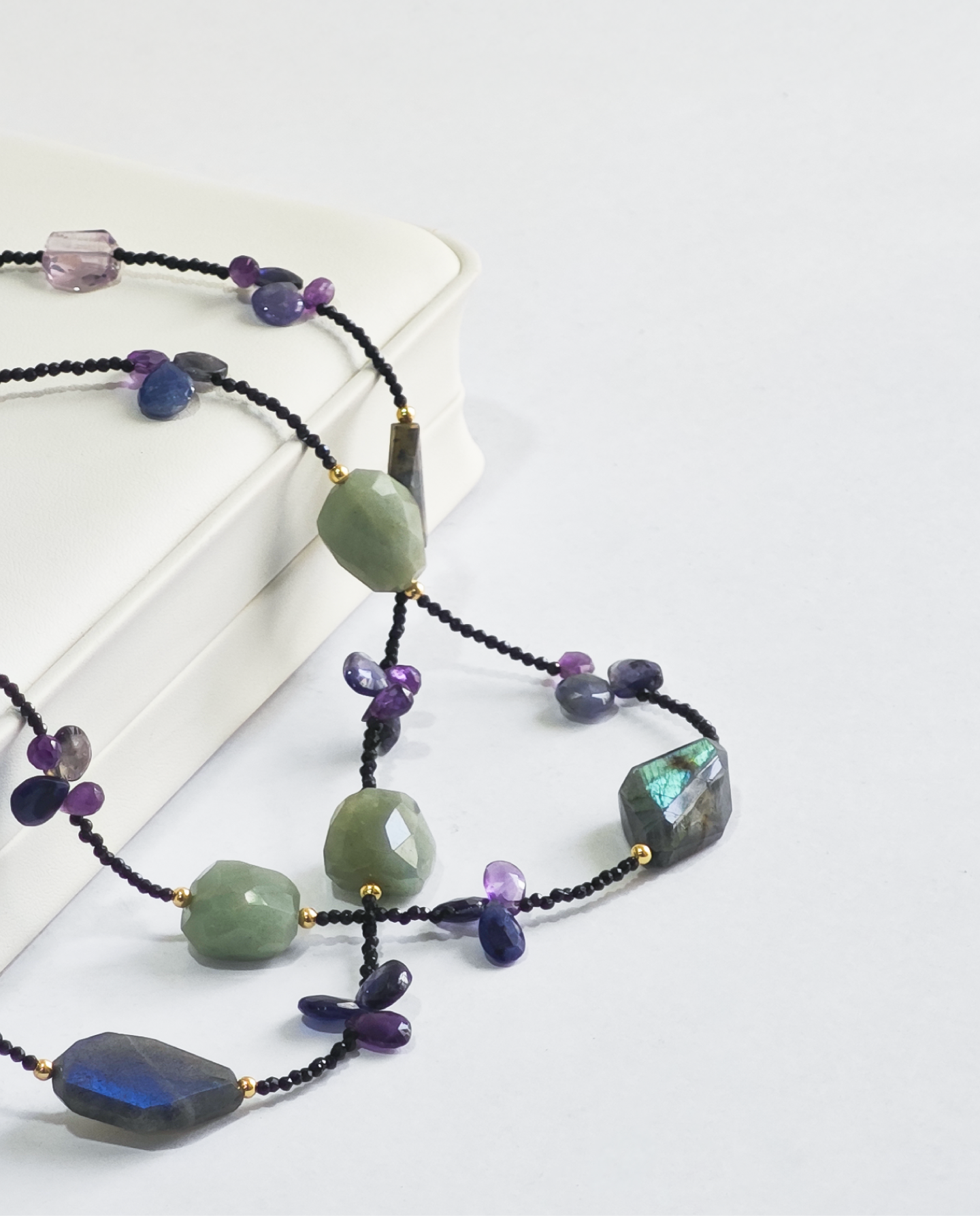 38' Gemstone Long Necklace