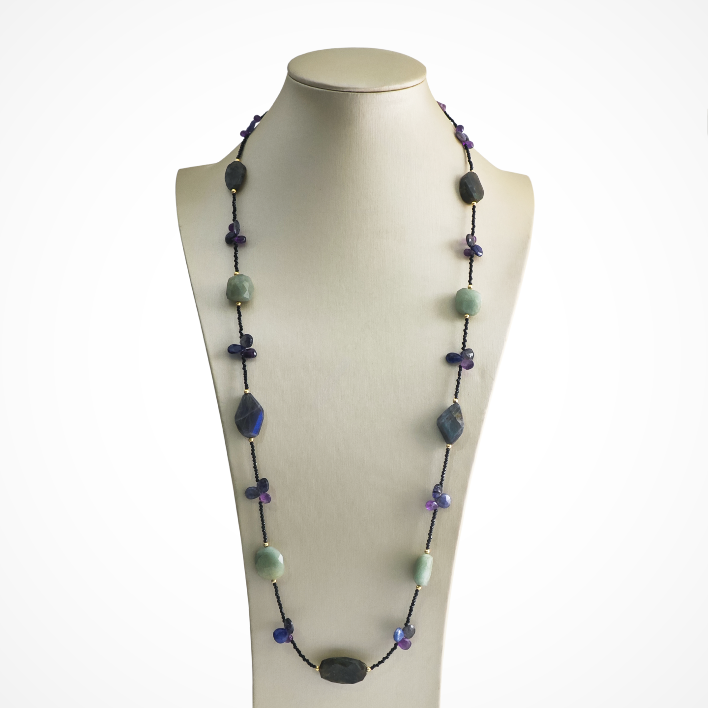 38' Gemstone Long Necklace