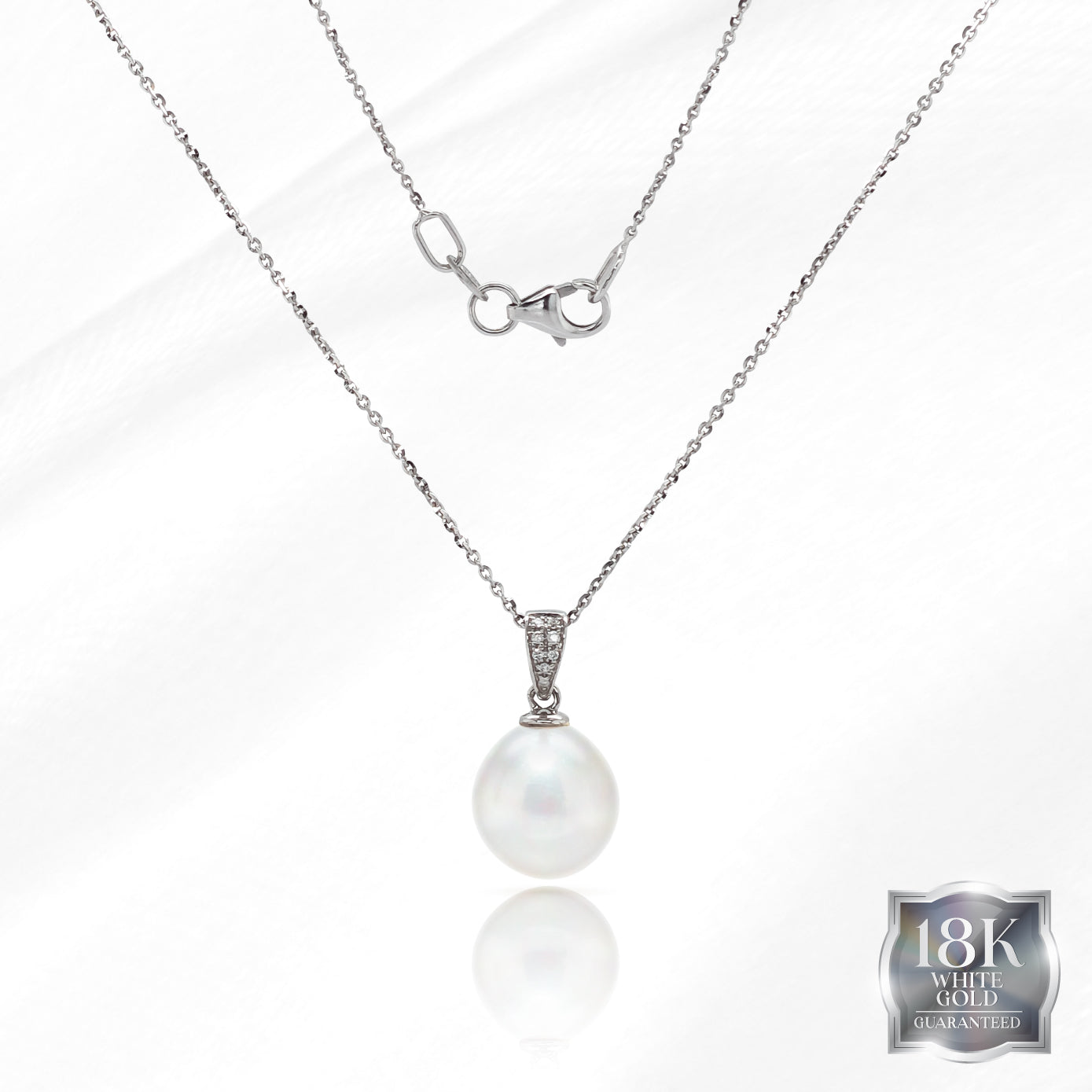 18K Gold White Southsea Opulence Pendant