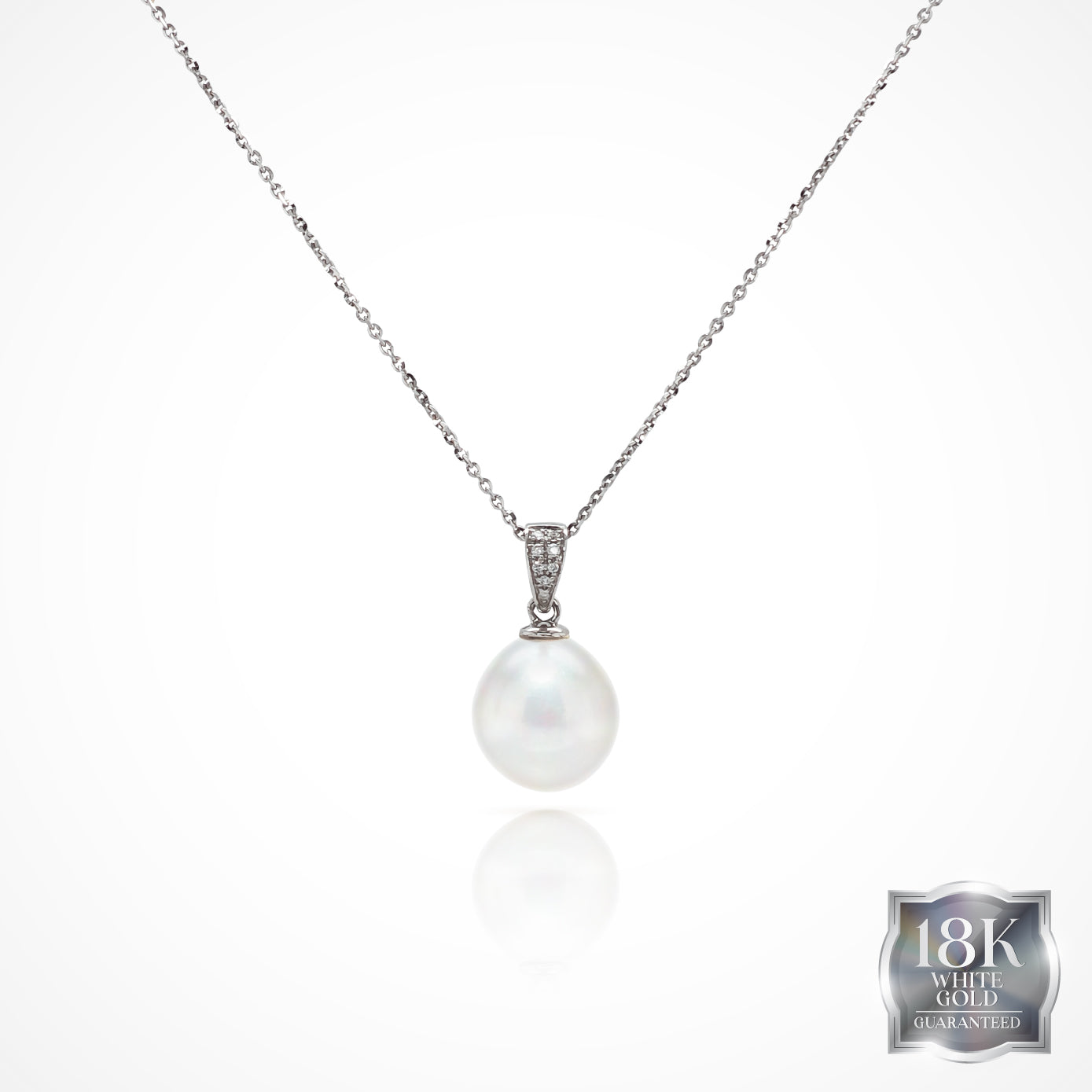 18K Gold White Southsea Opulence Pendant