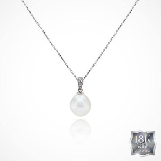 18K Gold White Southsea Opulence Pendant