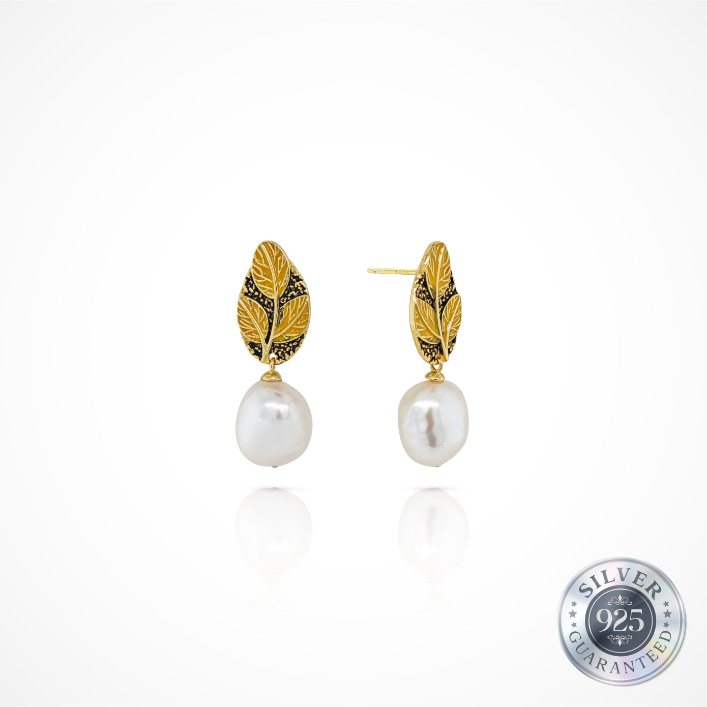 925 Silver Keshi Pearl Earring