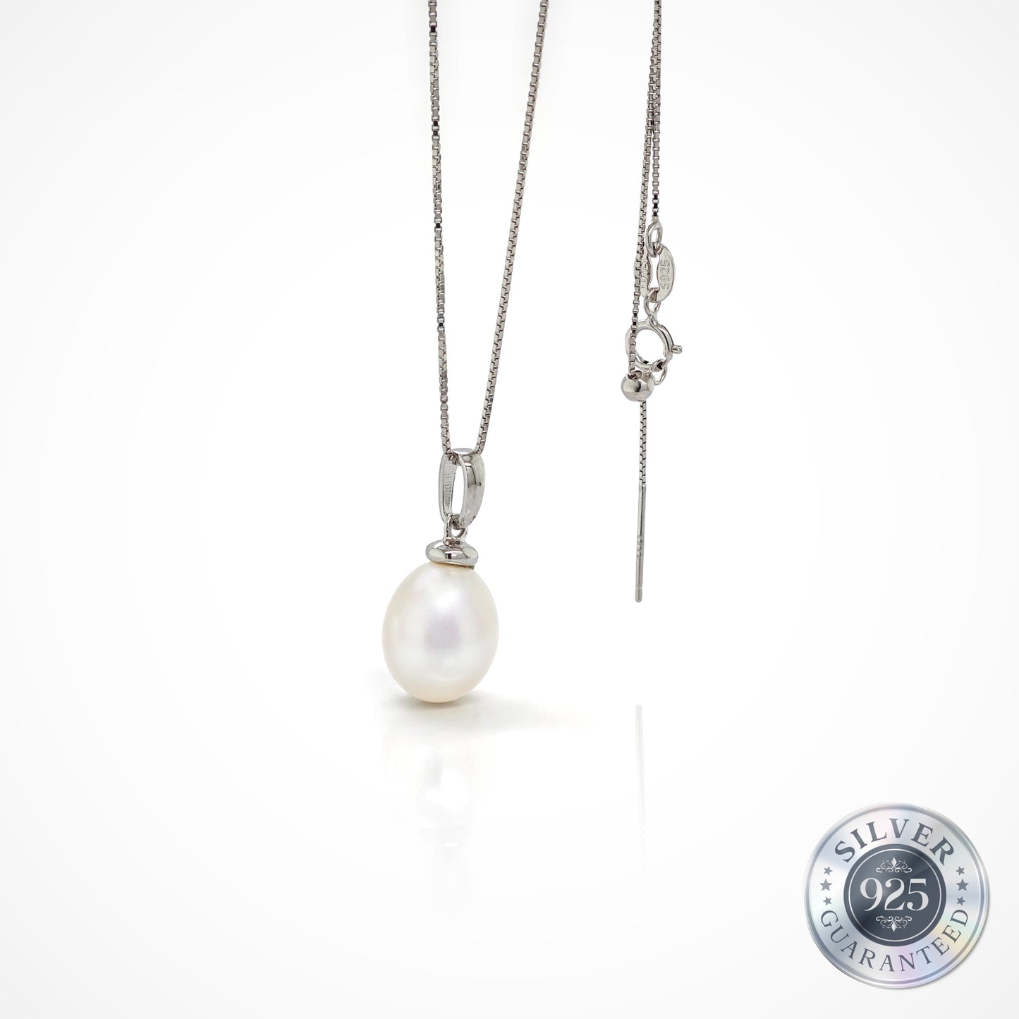 925 Silver Glow Pearl Pendant