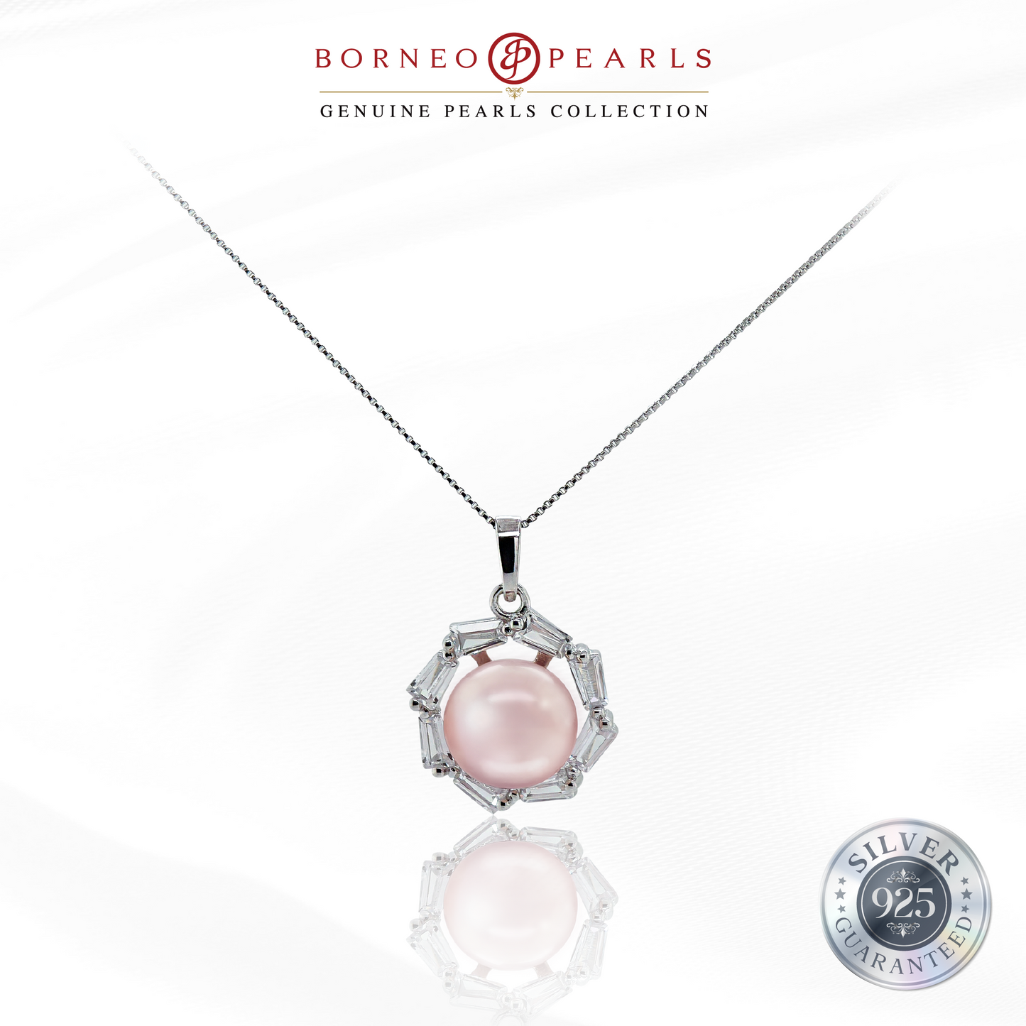 Iridescent Bloom Pendant in 925 Silver