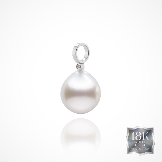 18K Gold Lumière White Southsea Pendant