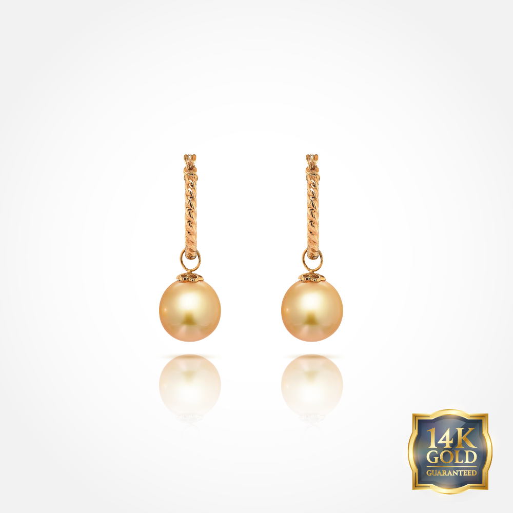 14K Gold Golden Southsea Loops