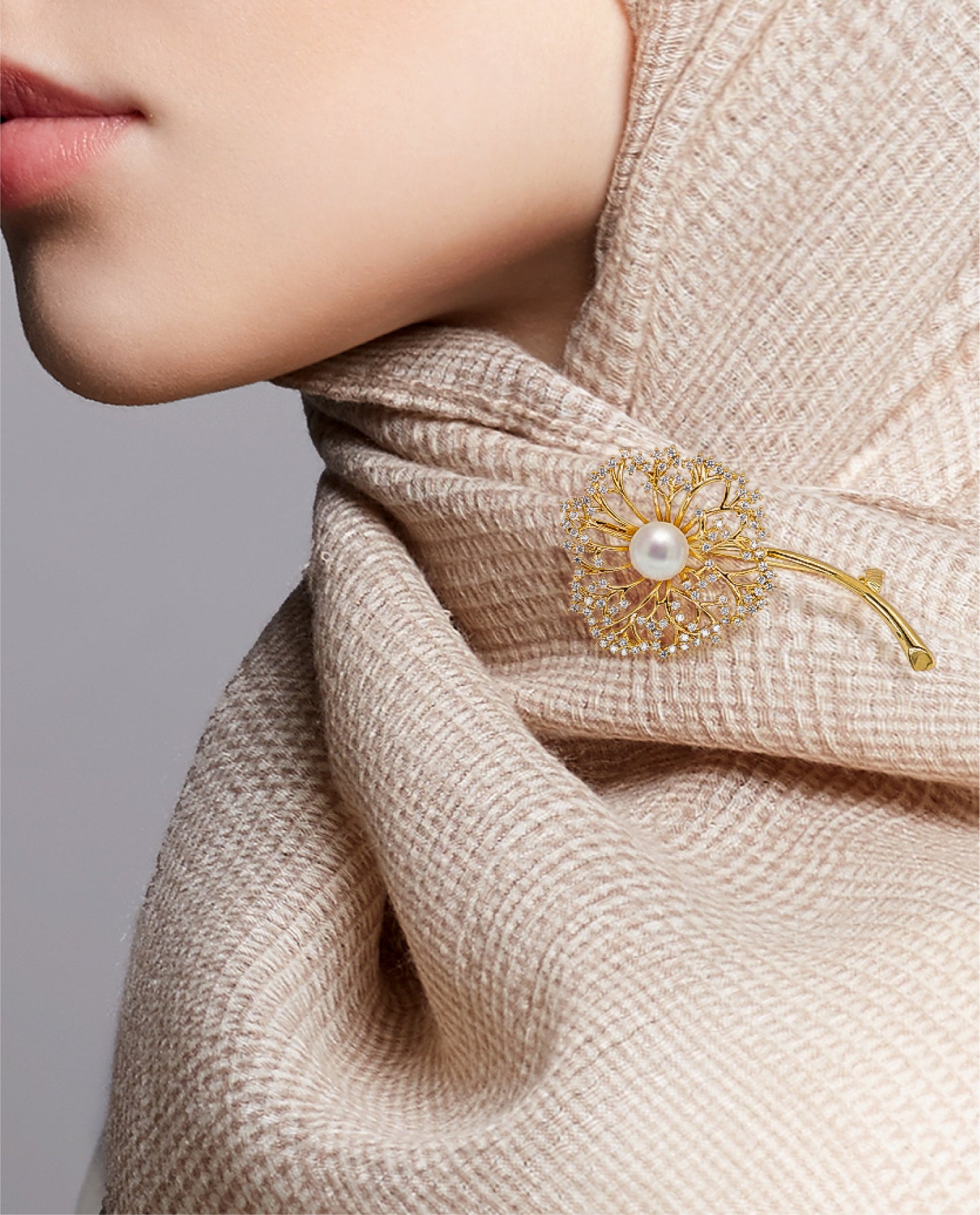 Aurora Bloom Pearl Brooch