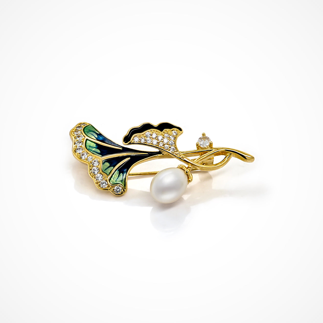 Regal Pearl Brooches