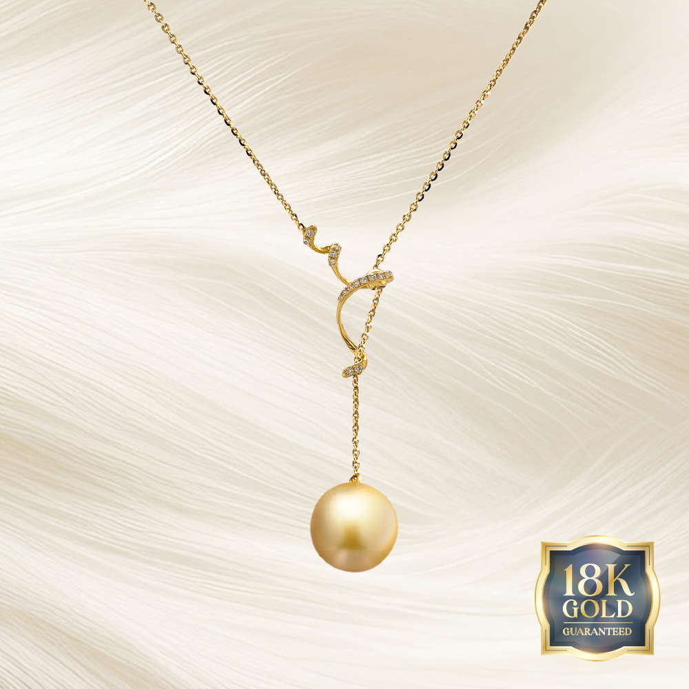 18K Gold Golden Southsea Eterna Pendant