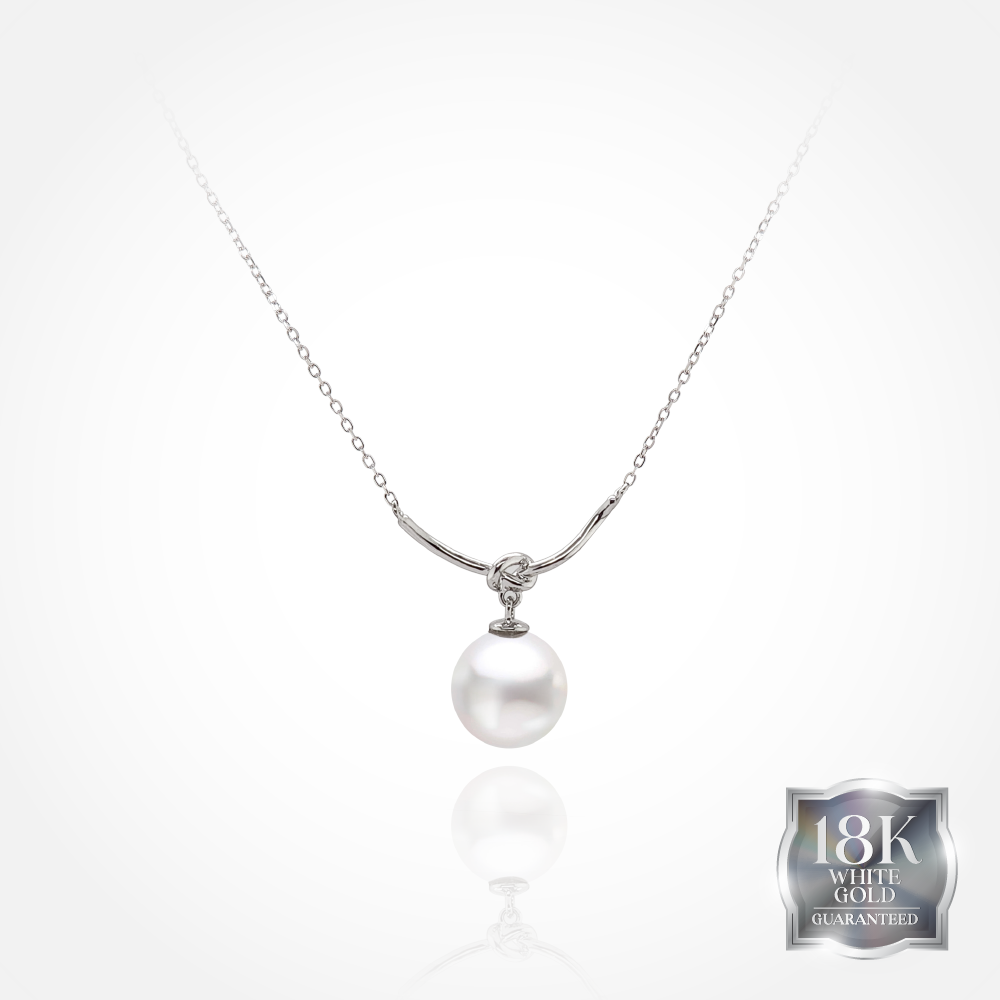 18K Gold White Southsea Divine Pendant