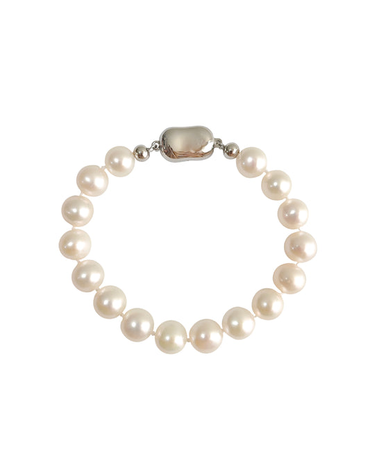 9-10mm Round Pearl Bracelet