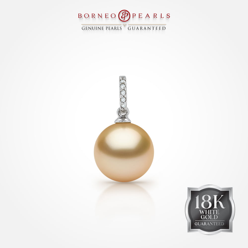 18K Gold Golden Southsea Blanc Pendant