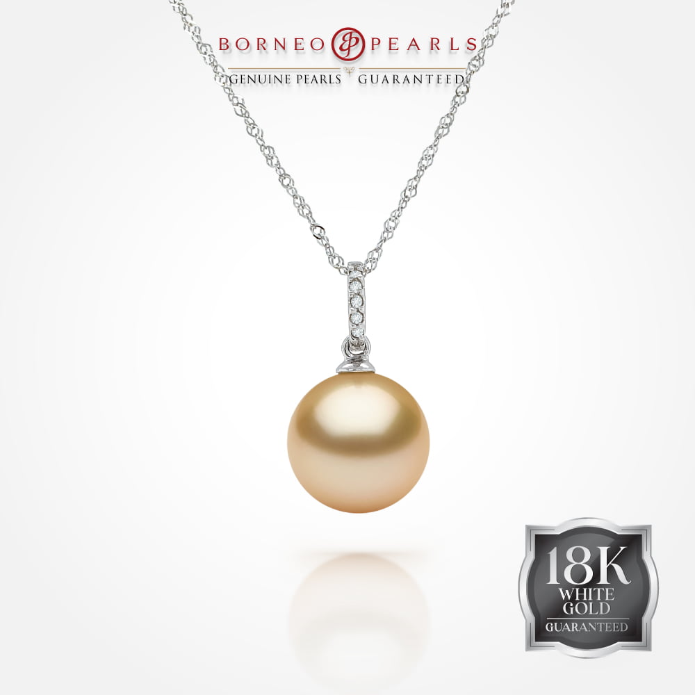 18K Gold Golden Southsea Blanc Pendant