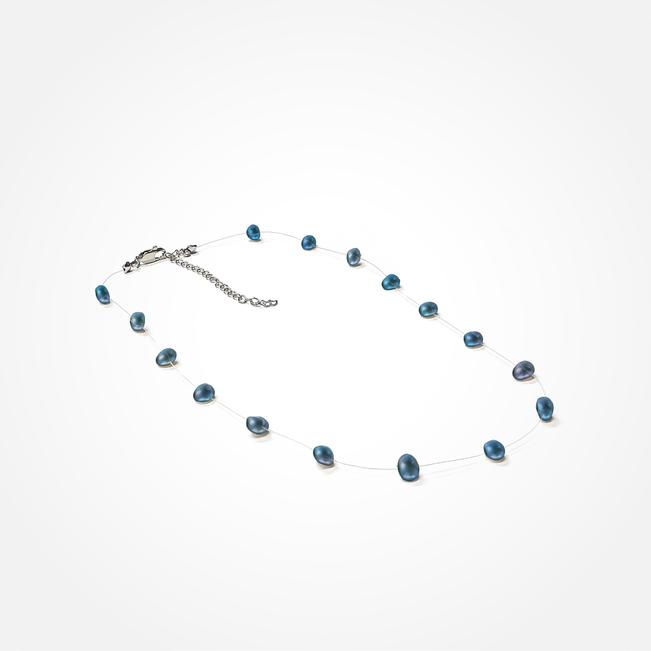 Floating Baroque Pearl Necklace