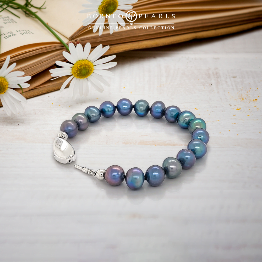 Classic 9-10mm Off Round Pearl Bracelet