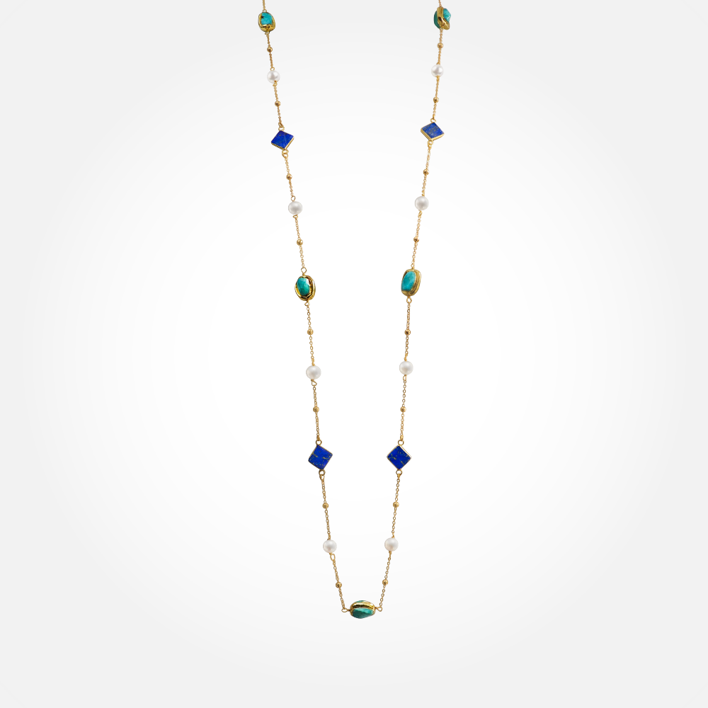 Blue Lapis Lazuli & Turquoise Necklace