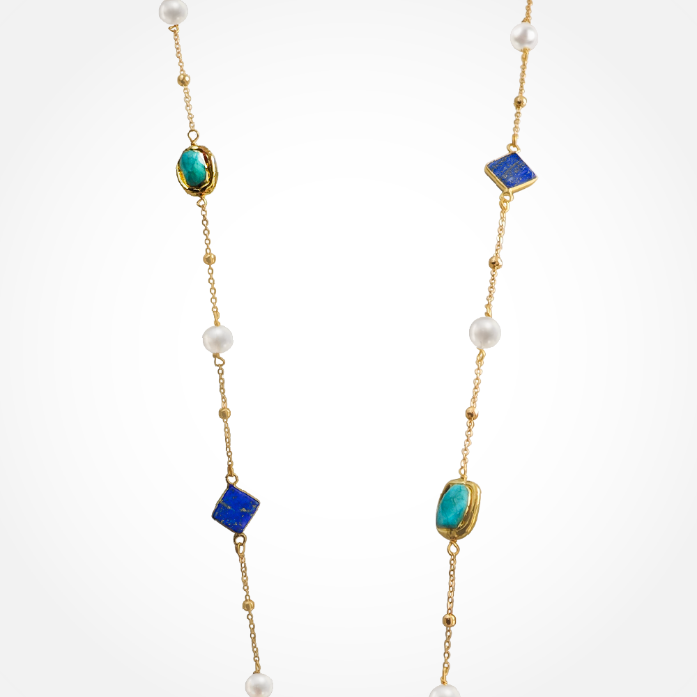 Blue Lapis Lazuli & Turquoise Necklace