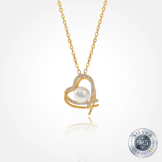 925 Silver Valentine Pearl Pendant