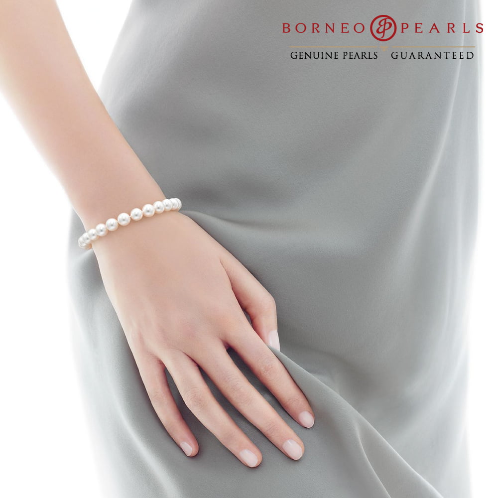 Classic 6-7mm Off Round Pearl Bracelet