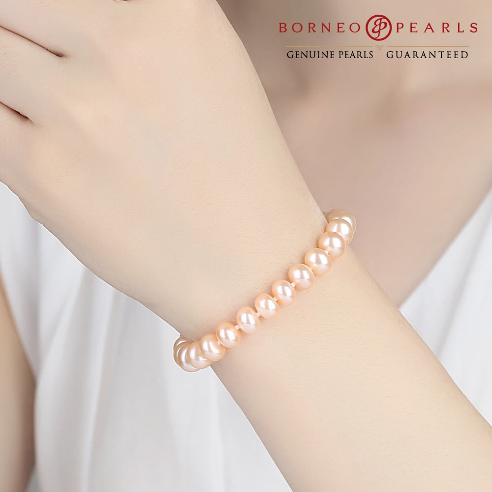 Classic 6-7mm Off Round Pearl Bracelet