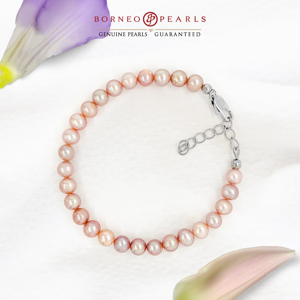 Classic 6-7mm Off Round Pearl Bracelet