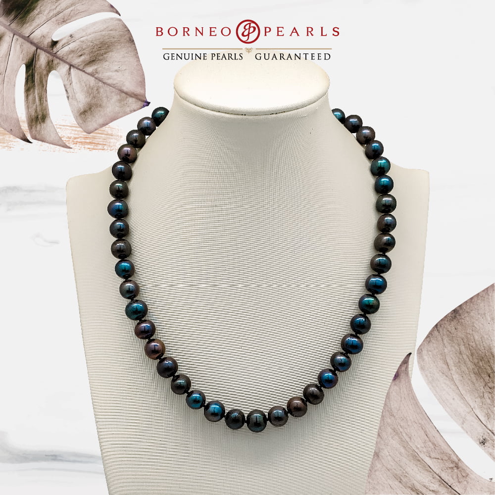 Classic 9-10mm Off Round Pearl Necklace