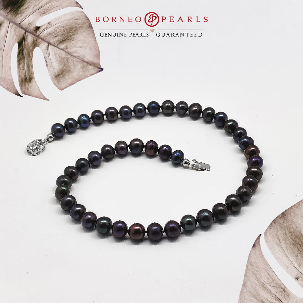 Classic 9-10mm Off Round Pearl Necklace