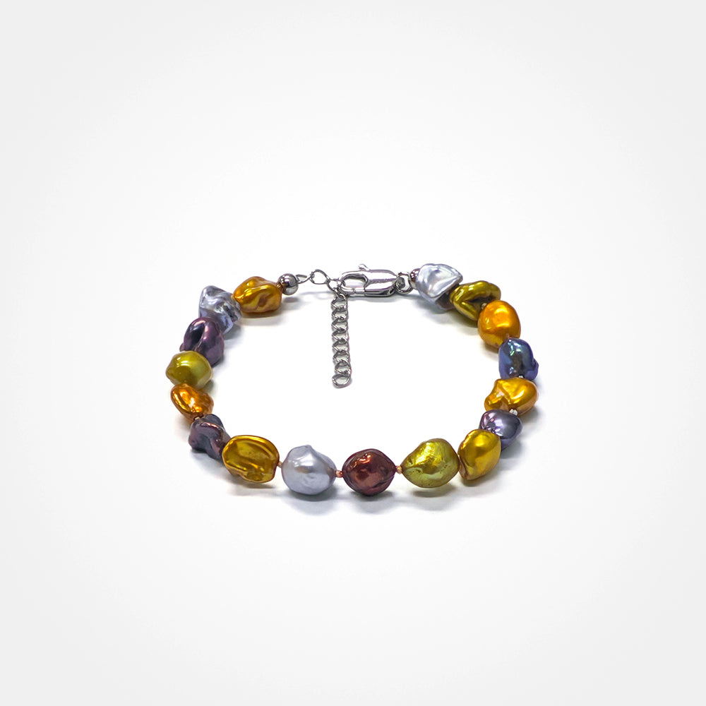 Colorburst Keshi Pearl Bracelet
