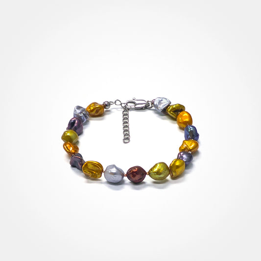 Colorburst Keshi Pearl Bracelet