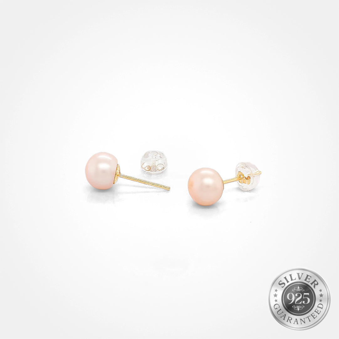 7-8mm Button Pearl Studs