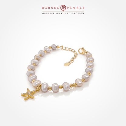 Starfish Pearl Bracelet