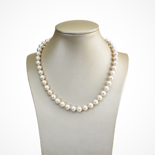 Best Seller 9-10mm Off Round Pearl Necklace