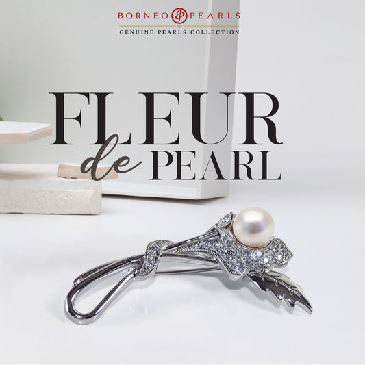 Fleur de Pearl Brooch