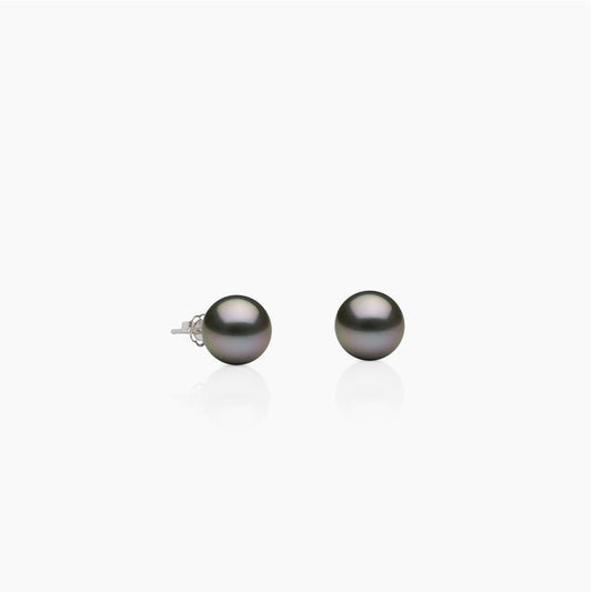 9-10mm Round Tahitian Pearl in 9k Gold