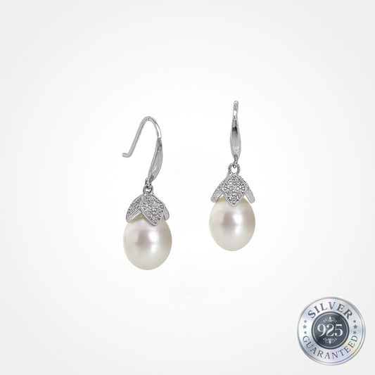 Elegant Drop Pearl Earring
