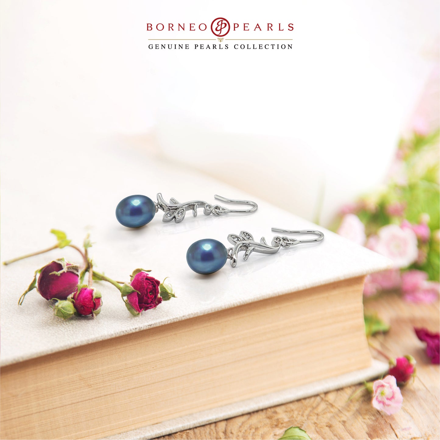 Nature's Charm Pearl Earrings