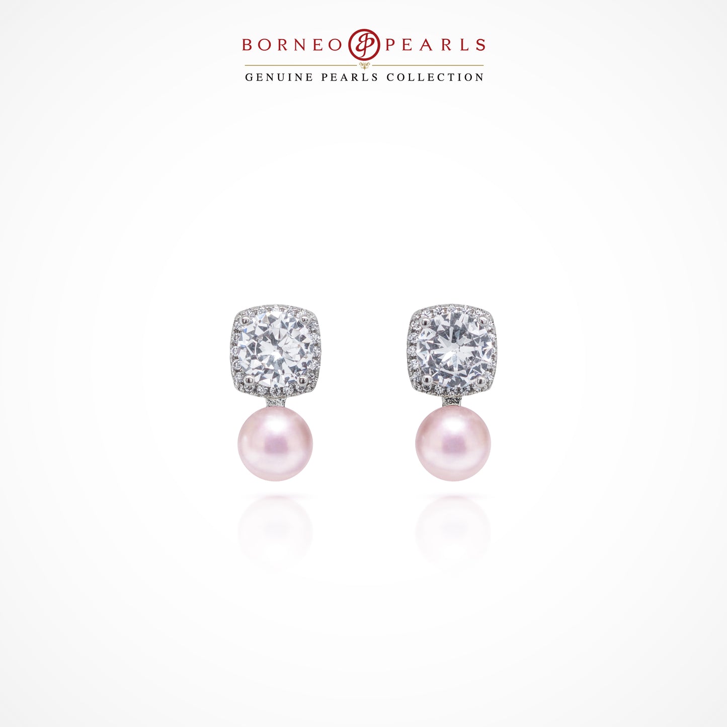 Radiant Pearl Stud Earrings