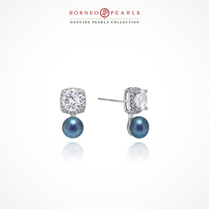 Radiant Pearl Stud Earrings