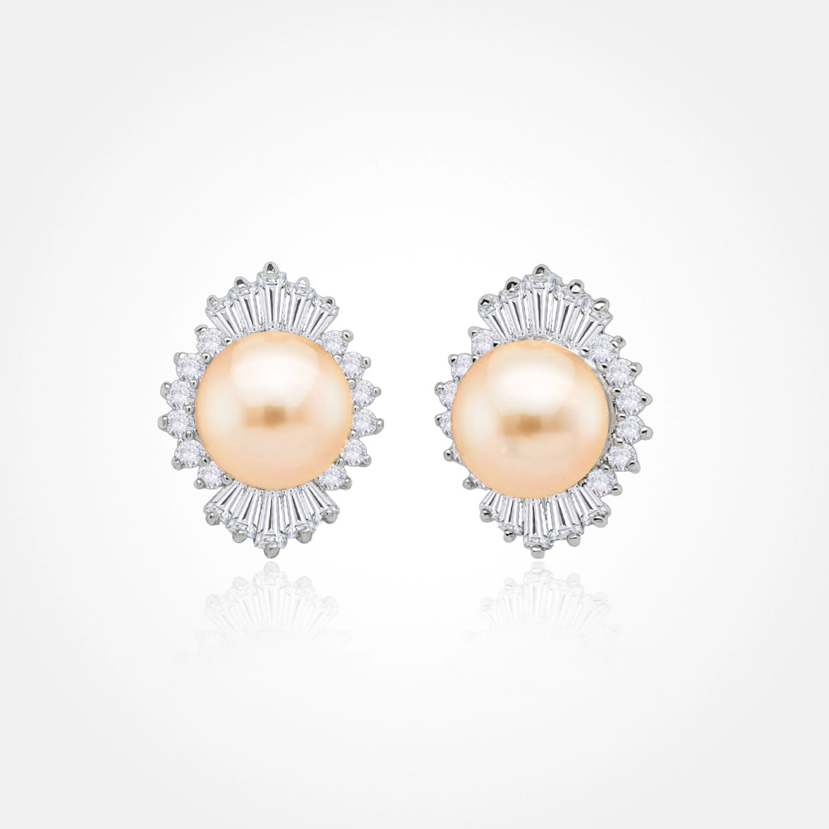Sunburst Pearl Studs