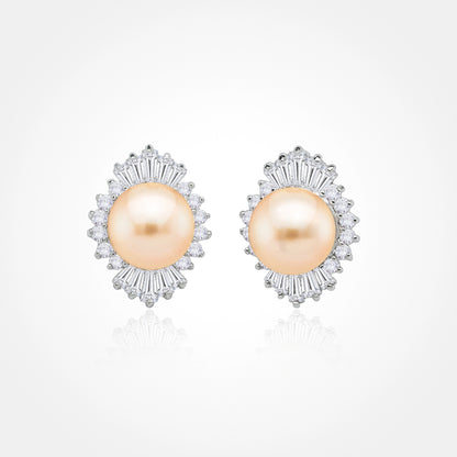 Sunburst Pearl Studs