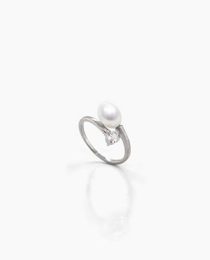 Bridal Bloom Ring in 925 Silver