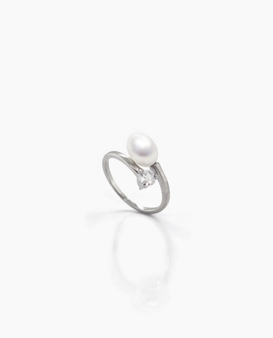 Bridal Bloom Ring in 925 Silver