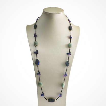 38' Gemstone Long Necklace